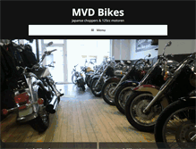 Tablet Screenshot of mvd-bikes.com